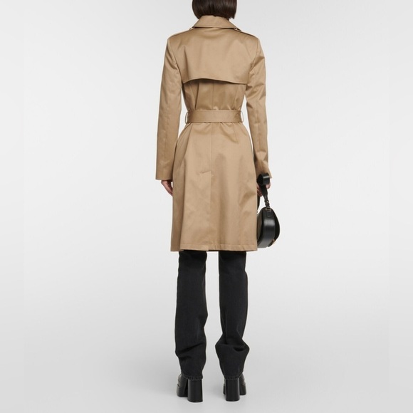 VERSACE Gabardine Belted Double Breasted Trench Coat Size 42 $3025 NWT - Picture 8 of 16